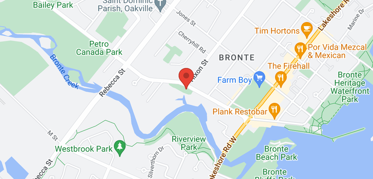 map of 212 -  2375 Bronte Road